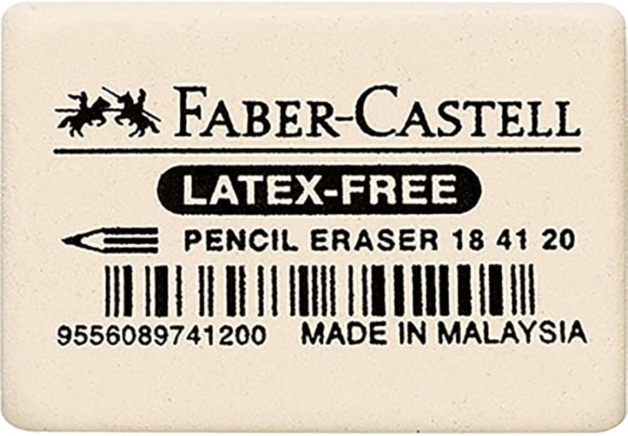 מחק טבעי latex free (הקטן)