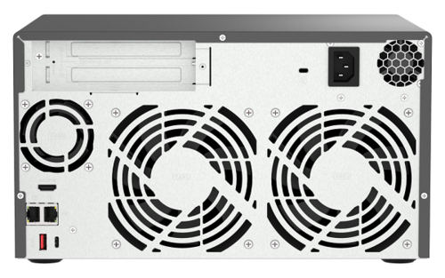 מערכת איחסון QNAP TVS-h874-i5-32G 8Bays 2xNVMe-Slots 32GB-RAM Tower NAS 