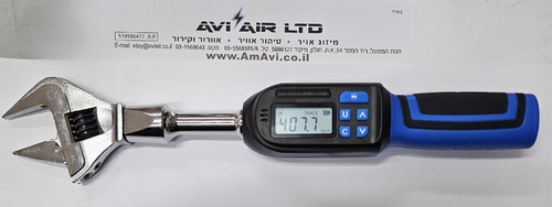 מפתח מומנט דיגיטלי כולל ראש  שוודי מתכונן עד 