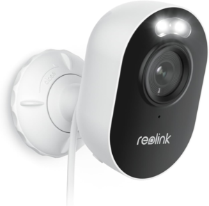 מצלמת אבטחה חיצונית REOLINK LUMUS 2K 4MP Smart 2.4/5 GHz Dual-Band Wi-Fi לבן