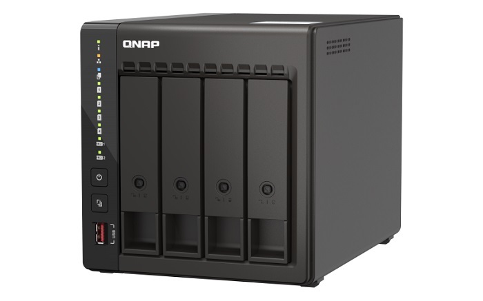 מערכת אחסון QNAP TS-453E-8G 4-BAYS 8GB-RAM Tower NAS Server