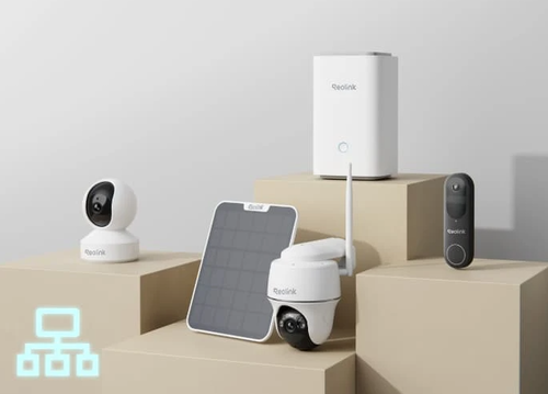 מערכת פעמון דלת חכם ומרכז ניהול Reolink Video Doorbell + Home Hub 2K