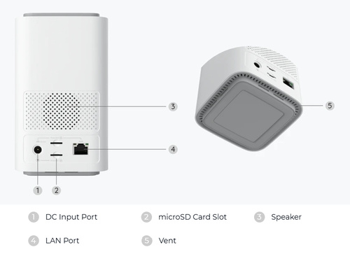 מערכת פעמון דלת חכם ומרכז ניהול Reolink Video Doorbell + Home Hub 2K