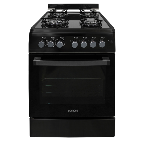 תנור משולב כיריים גז מזכוכית - 4 להבות FORON פורון 6060GB