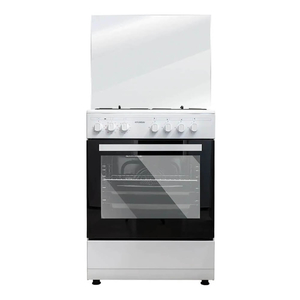 תנור משולב כיריים 4 מבערים Hyundai יונדאי HAO-6060W לבן