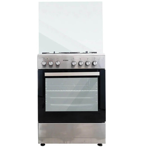 תנור משולב כיריים 4 מבערים Hyundai יונדאי HAO-6060S נירוסטה
