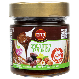 ממרח תמרים בתוספת אגוזי לוז כשל"פ | כרם