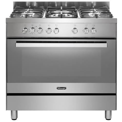 תנור משולב כיריים גז - 5 להבות DeLonghi דלונגי DEMX965P-IL נירוסטה