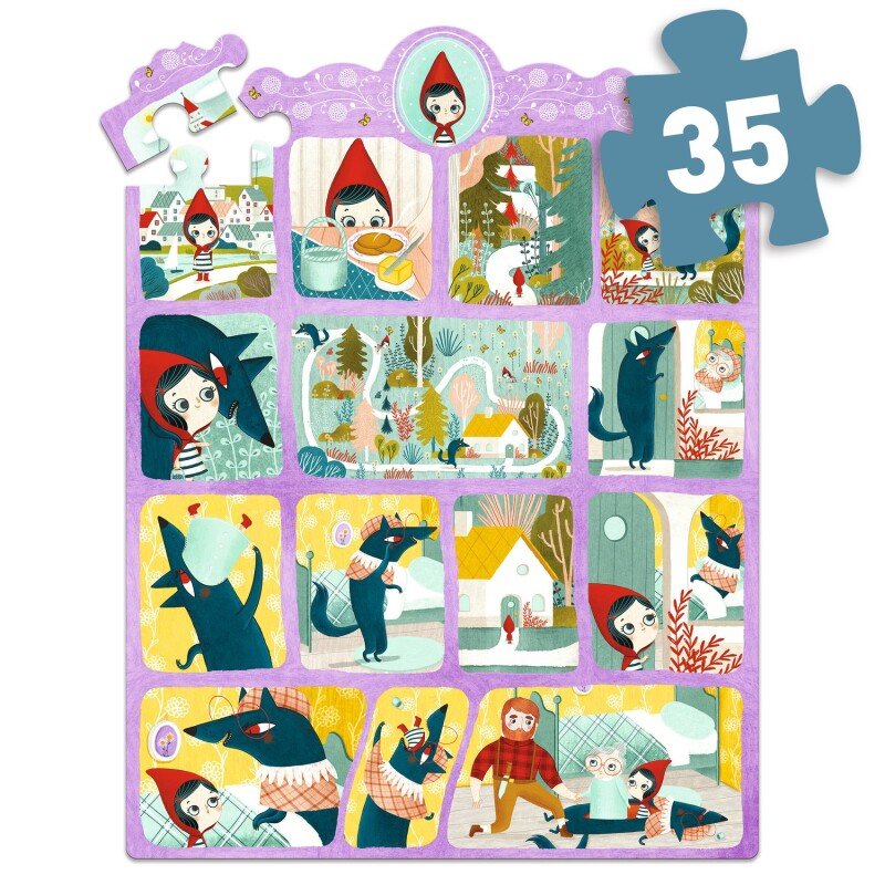 פאזל אגדות 35 כיפה אדומה