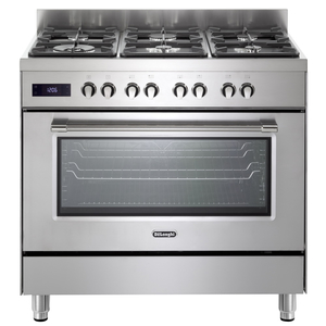 תנור משולב כיריים גז - 6 להבות Delonghi דלונגי PRO966MX-IL נירוסטה
