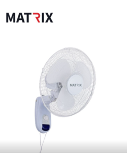 מאוורר 55w קיר חוט משיכה לבן matrix