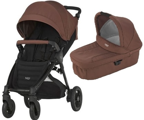 עגלת תינוק בי מושן פלוס B-Motion Plus וסל שכיבה ברייטקס BRITAX