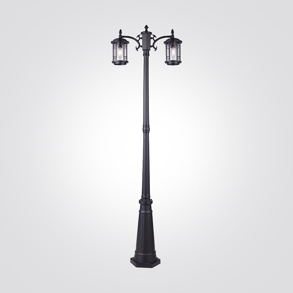 עמוד תאורה חוץ לגינה זוגי בולגרי 200 CM 