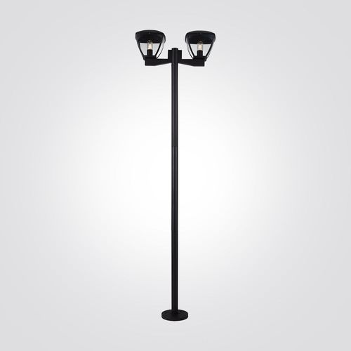 עמוד תאורה חוץ לגינה זוגי לוקס 200 CM 