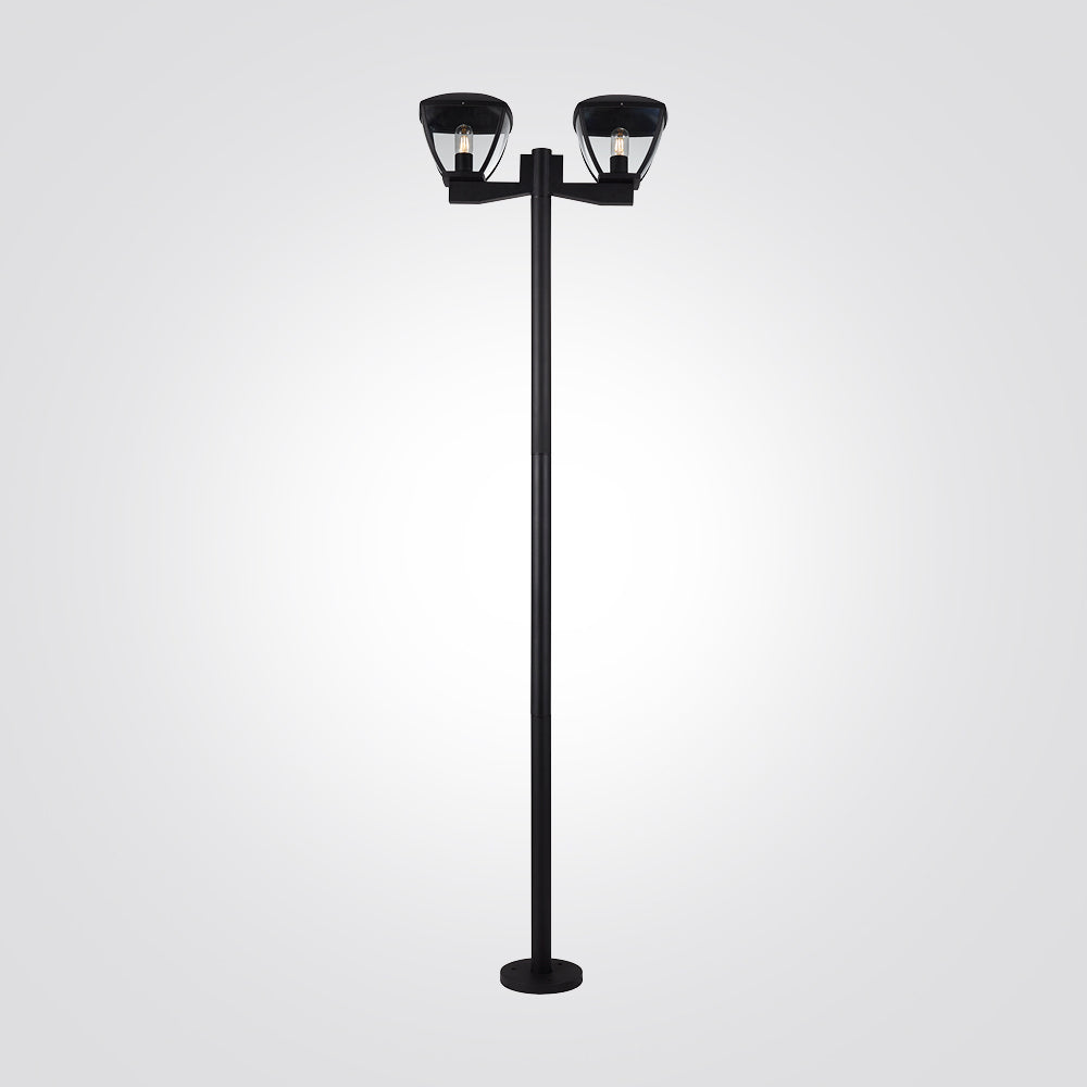 עמוד תאורה חוץ לגינה זוגי לוקס 200 CM 