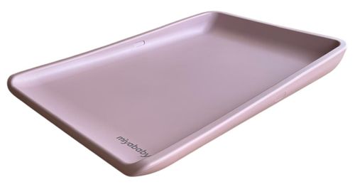 משטח החתלה דוחה נוזלים עשוי ספוג רך עם התאמת טמפרטורה - ורוד