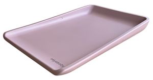 משטח החתלה דוחה נוזלים עשוי ספוג רך עם התאמת טמפרטורה - ורוד