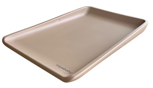 משטח החתלה דוחה נוזלים עשוי ספוג רך עם התאמת טמפרטורה - מוקה