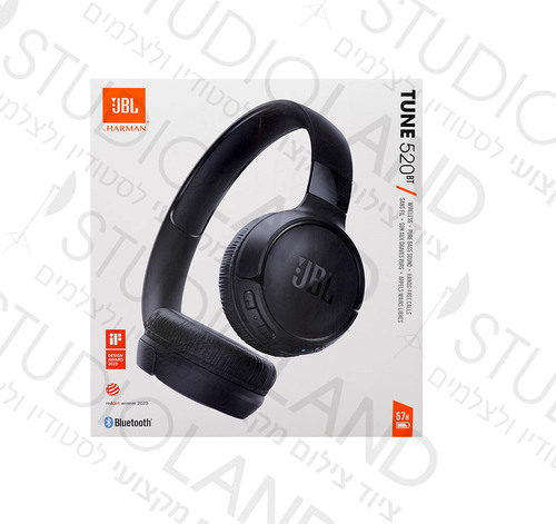 אוזניות JBL Tune 520BT Bluetooth
