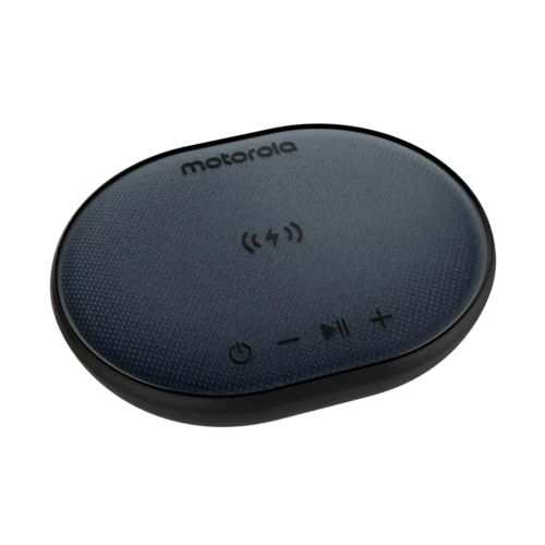 משטח טעינה אלחוטית עם רמקול בלוטוס מובנה Sonic Charge 500 שחור