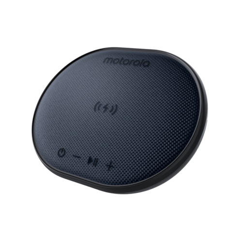 משטח טעינה אלחוטית עם רמקול בלוטוס מובנה Sonic Charge 500 שחור