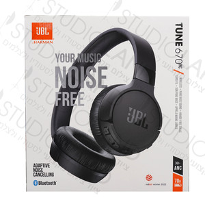 אוזניות ‏אלחוטיות JBL Tune 670NC