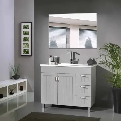 ארון אמבטיה עומד אינטגרלי קיריוס מידה 60-120 סמ