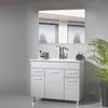 ארון אמבטיה עומד אינטגרלי קנקון מידה 80-120 סמ