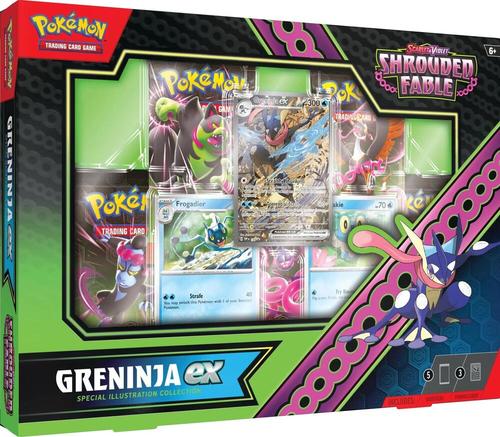 קלפי פוקימון מארז Pokémon Scarlet & Violet Shrouded Fable EX Special Collection Greninja