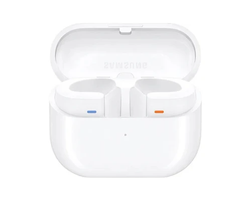 Samsung Galaxy Buds3 – חוויית סאונד חכמה עם ANC ו-Galaxy AI צבע לבן יבוא מקביל - קייס פתוח