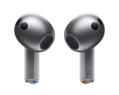 Samsung Galaxy Buds3 – חוויית סאונד חכמה עם ANC ו-Galaxy AI צבע אפור יבוא מקביל מבט מהצד
