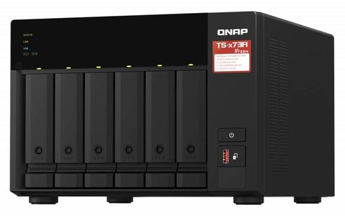 מערכת אחסון QNAP TS-673A-8G 6Bays 8GB-RAM Tower NAS Server
