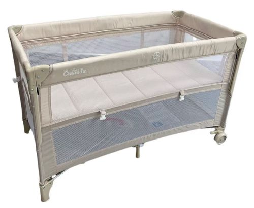 לול, עריסה מתחברת ומיטת קמפינג עם דופן עולה / יורדת  נועה - בז'