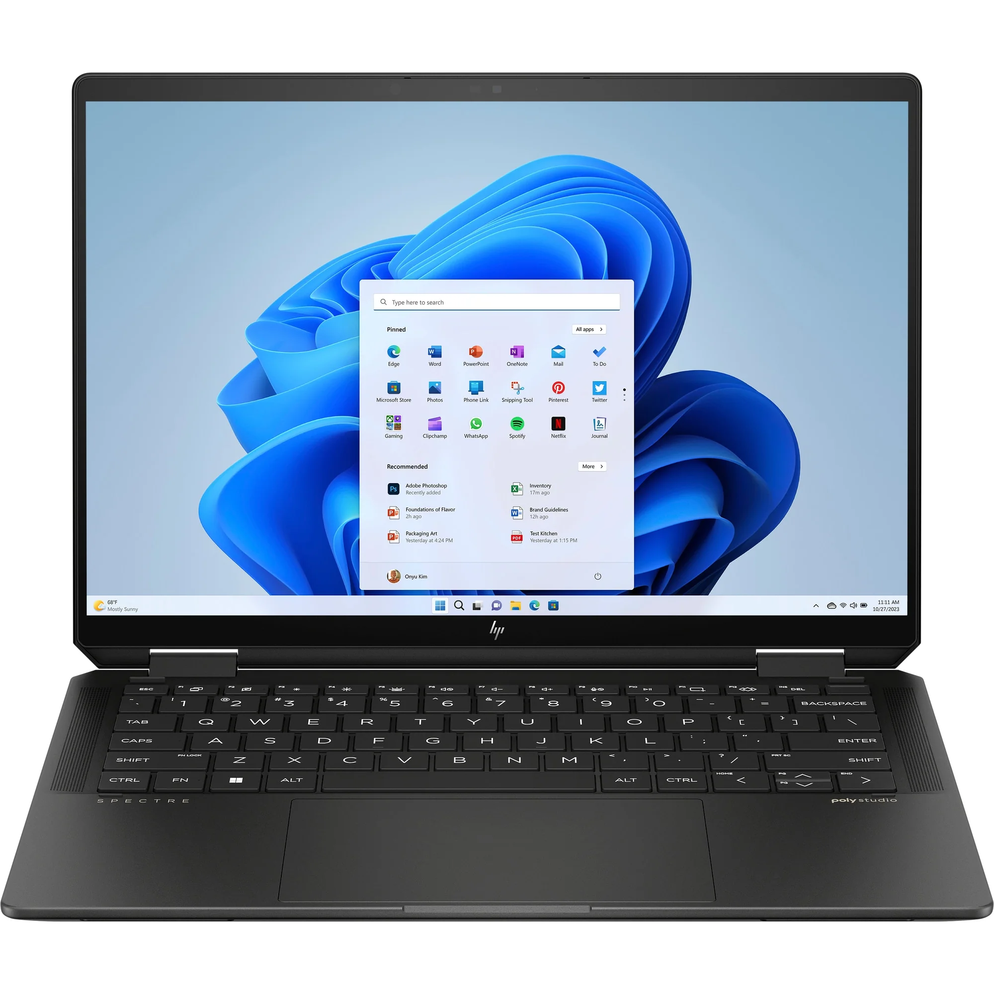 מחשב נייד HP Spectre x360 14-eu0005nj U5/16/1TB/Win11P B41F0EA