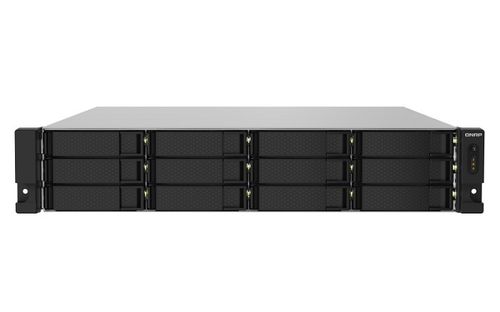 מערכת אחסון QNAP TS-1232PXU-RP-4G, 12 Bay 4GB-RAM Rack NAS Server 