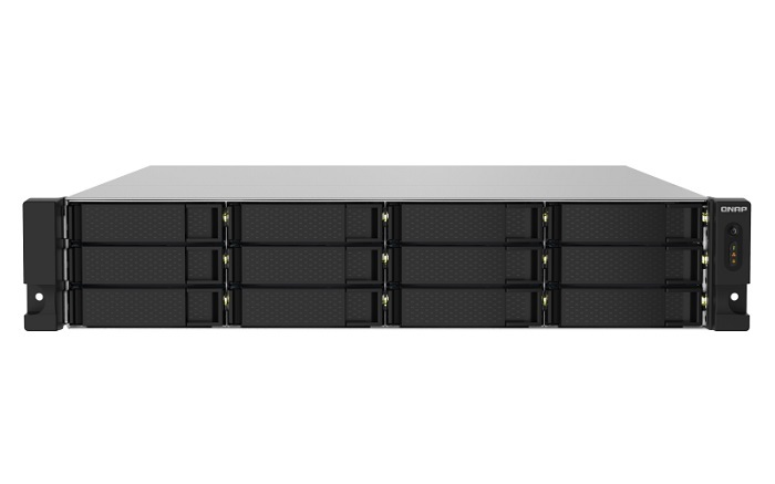 מערכת אחסון QNAP TS-1232PXU-RP-4G, 12 Bay 4GB-RAM Rack NAS Server 