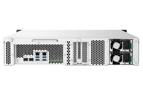 מערכת אחסון QNAP TS-1232PXU-RP-4G, 12 Bay 4GB-RAM Rack NAS Server 
