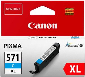 ראש דיו כחול מקורי Canon CLI-571 XL C קנון