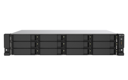 מערכת אחסון QNAP TS-1273AU-RP-8G 12 Bays 8GB-RAM Rack NAS Server