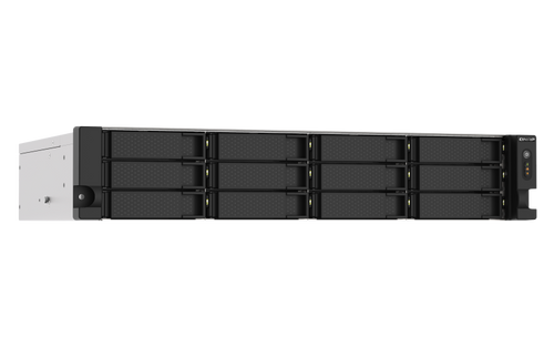 מערכת אחסון QNAP TS-1273AU-RP-8G 12 Bays 8GB-RAM Rack NAS Server