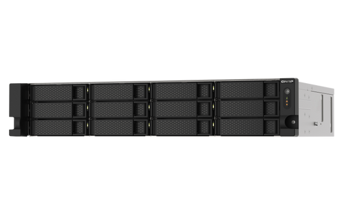 מערכת אחסון QNAP TS-1273AU-RP-8G 12 Bays 8GB-RAM Rack NAS Server