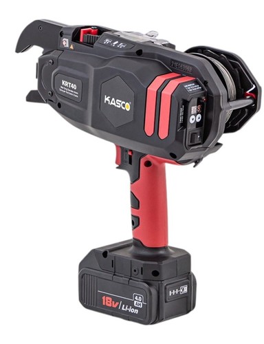 כורך ברזל בניין נטען 18V + זוג סוללות 4.0AH ומטען KASCO