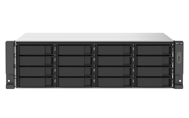 מערכת אחסון QNAP TS-1673AU-RP-16G 16Bays 16GB-RAM Rack NAS Server
