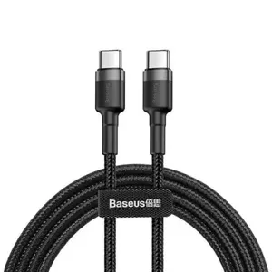 כבל סנכרון וטעינה איכותי Baseus TYPE C תומך בטעינה מהיר באורך 1 מטר