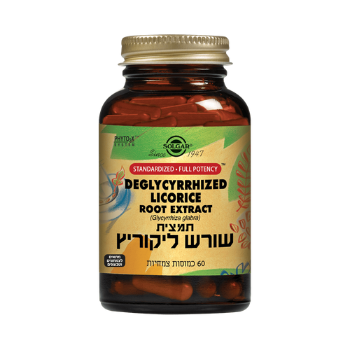 תמצית שורש ליקוריץ (60 כמוסות) - סולגאר