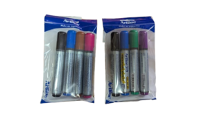 סט טושים מחיקים ארטליין 519 - סט 4 צבעים (משתנה) Artline