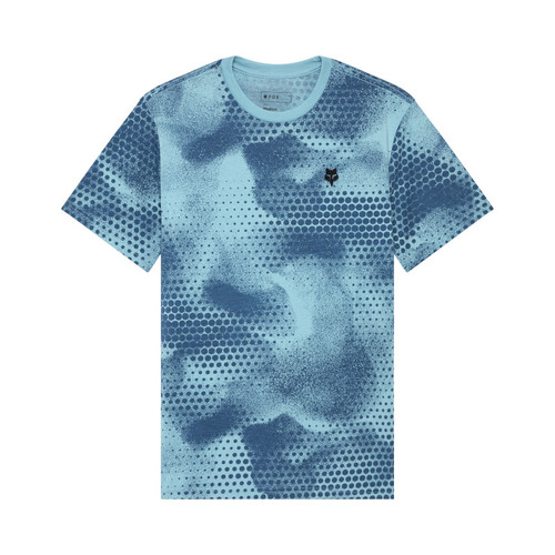 חולצת פוקס כחול -  FOX AOP SS TECH TEE V25