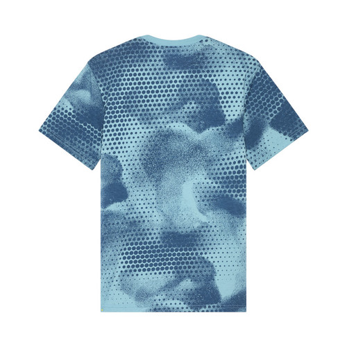 חולצת פוקס כחול -  FOX AOP SS TECH TEE V25
