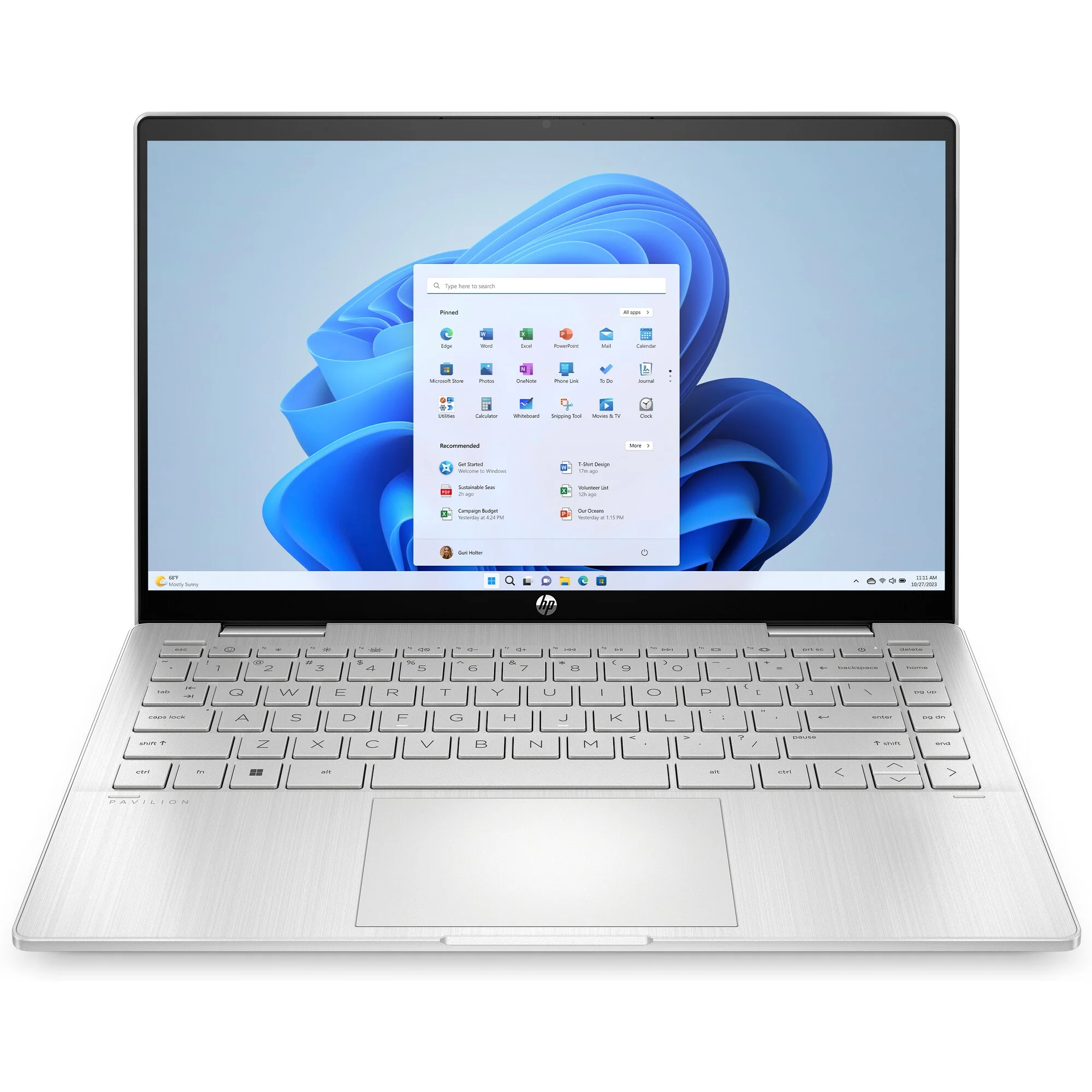 מחשב נייד HP Pavilion x360 14-ek2000nj 5-120U/8/512/Win11H A0NJ1EA