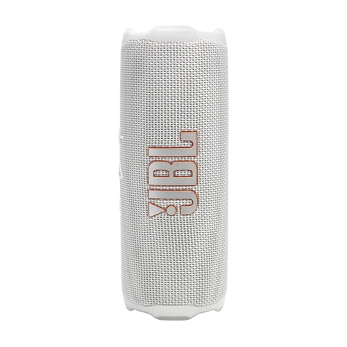 רמקול JBL Flip 7 לבן בעיצוב יוקרתי